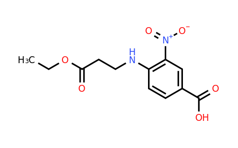 CAS 180505-97-9 | 4-((3-Ethoxy-3-oxopropyl)amino)-3-nitrobenzoic acid