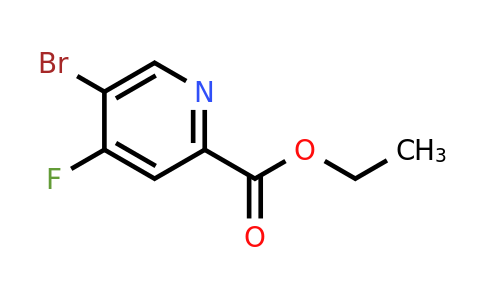 CAS 1805152-37-7 | ethyl 5-bromo-4-fluoro-pyridine-2-carboxylate
