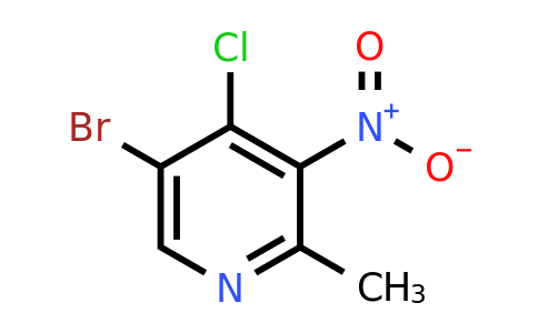 CAS 1805185-07-2 | 5-bromo-4-chloro-2-methyl-3-nitro-pyridine