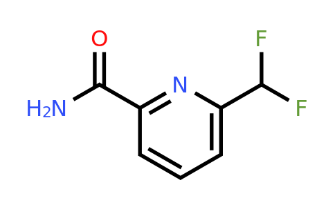CAS 1805193-36-5 | 6-(difluoromethyl)pyridine-2-carboxamide