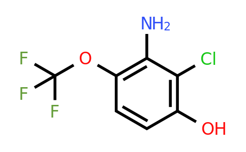 CAS 1805223-84-0 | 3-Amino-2-chloro-4-(trifluoromethoxy)phenol