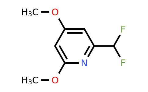 CAS 1805253-50-2 | 2-(Difluoromethyl)-4,6-dimethoxypyridine