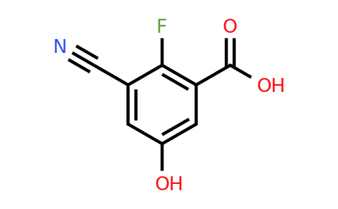 CAS 1805636-14-9 | 3-Cyano-2-fluoro-5-hydroxy-benzoic acid