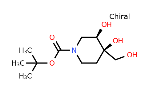 CAS 1805790-11-7 | tert-butyl cis-3,4-dihydroxy-4-(hydroxymethyl)piperidine-1-carboxylate