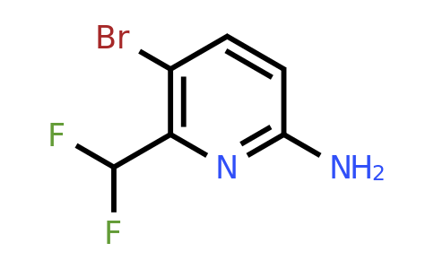 CAS 1805958-87-5 | 5-bromo-6-(difluoromethyl)pyridin-2-amine