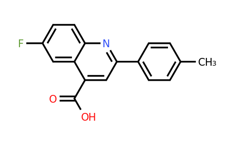 CAS 18060-42-9 | 6-Fluoro-2-(p-tolyl)quinoline-4-carboxylic acid