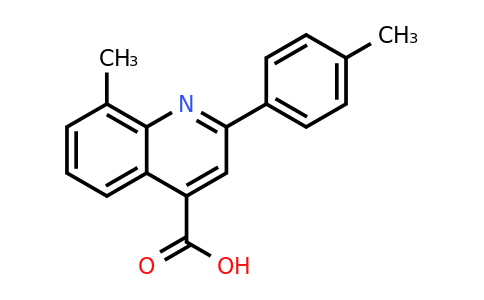 CAS 18060-44-1 | 8-Methyl-2-(p-tolyl)quinoline-4-carboxylic acid