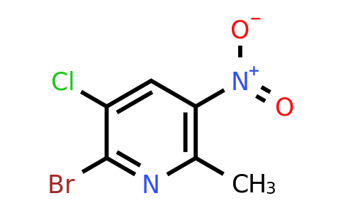 CAS 1806051-06-8 | 2-Bromo-3-chloro-6-methyl-5-nitro-pyridine