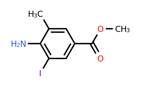 CAS 180624-11-7 | Methyl 4-amino-3-iodo-5-methylbenzoate