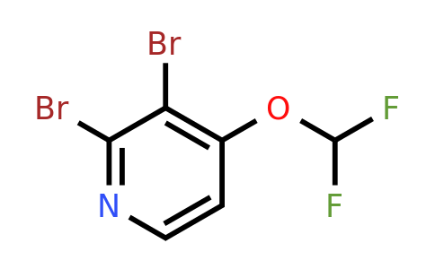CAS 1806293-77-5 | 2,3-Dibromo-4-(difluoromethoxy)pyridine