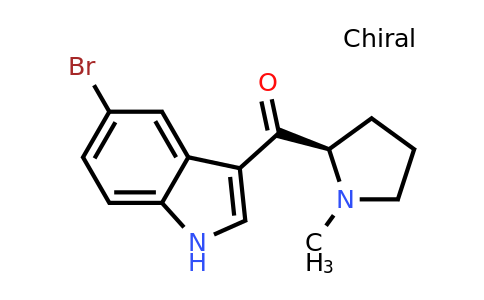 CAS 180637-93-8 | 5-Bromo-3-[(2R)-1-methylpyrrolidine-2-carbonyl]-1H-indole