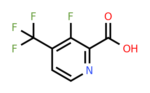 CAS 1806385-89-6 | 3-fluoro-4-(trifluoromethyl)pyridine-2-carboxylic acid