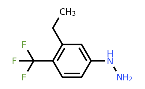 CAS 1806616-79-4 | 1-(3-Ethyl-4-(trifluoromethyl)phenyl)hydrazine