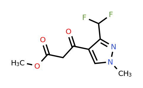CAS 1806680-93-2 | Methyl 3-(3-(difluoromethyl)-1-methyl-1H-pyrazol-4-yl)-3-oxopropanoate