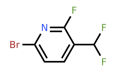 CAS 1806781-37-2 | 6-bromo-3-(difluoromethyl)-2-fluoro-pyridine
