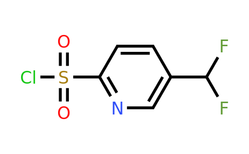 CAS 1806784-58-6 | 5-(difluoromethyl)pyridine-2-sulfonyl chloride