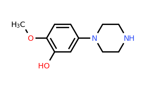 CAS 180698-25-3 | 2-Methoxy-5-piperazin-1-YL-phenol
