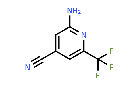 CAS 1807158-83-3 | 2-Amino-6-(trifluoromethyl)isonicotinonitrile