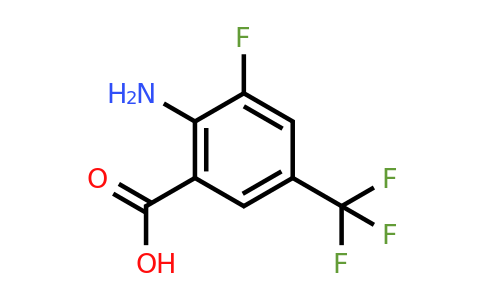 CAS 1807165-68-9 | 2-amino-3-fluoro-5-(trifluoromethyl)benzoic acid