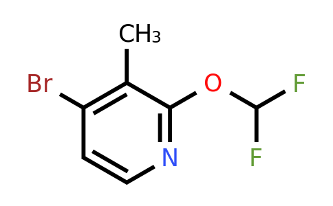 CAS 1807193-73-2 | 4-Bromo-2-(difluoromethoxy)-3-methylpyridine