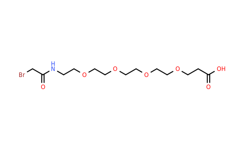 CAS 1807518-67-7 | 1-Bromo-2-oxo-6,9,12,15-tetraoxa-3-azaoctadecan-18-oic acid