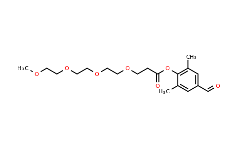 CAS 1807537-34-3 | (4-FOrmyl-2,6-dimethylphenol)-m-peg4-acid ester