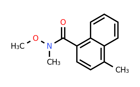 CAS 1807542-90-0 | N-Methoxy-N,4-dimethyl-1-naphthamide
