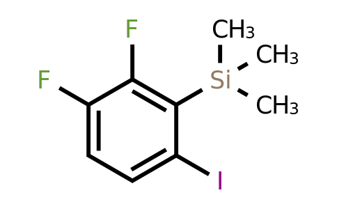 CAS 1807646-33-8 | 2,3-Difluoro-6-iodo-1-(trimethylsilyl)benzene