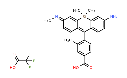 CAS 1807857-61-9 | 4-(7-amino-5,5-dimethyl-3-methylimino-benzo[b][1]benzosilin-10-yl)-3-methyl-benzoic acid;2,2,2-trifluoroacetic acid