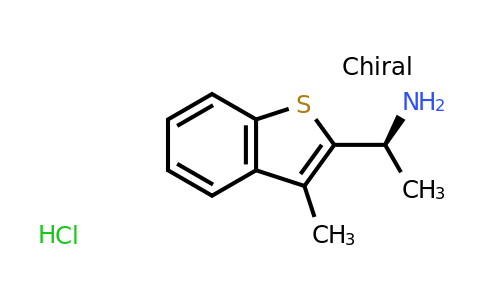 CAS 1807882-38-7 | (1S)-1-(3-methyl-1-benzothiophen-2-yl)ethan-1-amine hydrochloride