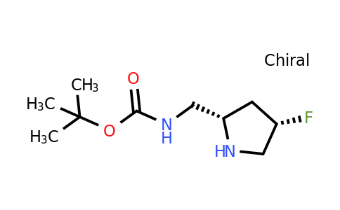 CAS 1807885-20-6 | tert-butyl n-{[(2s,4s)-4-fluoropyrrolidin-2-yl]methyl}carbamate