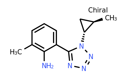 CAS 1807890-94-3 | rac-2-methyl-6-{1-[(1R,2R)-2-methylcyclopropyl]-1H-1,2,3,4-tetrazol-5-yl}aniline