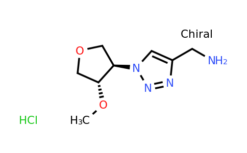 CAS 1807895-90-4 | rac-{1-[(3R,4S)-4-methoxyoxolan-3-yl]-1H-1,2,3-triazol-4-yl}methanamine hydrochloride