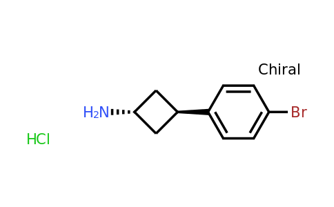 CAS 1807896-07-6 | trans-3-(4-bromophenyl)cyclobutanamine;hydrochloride