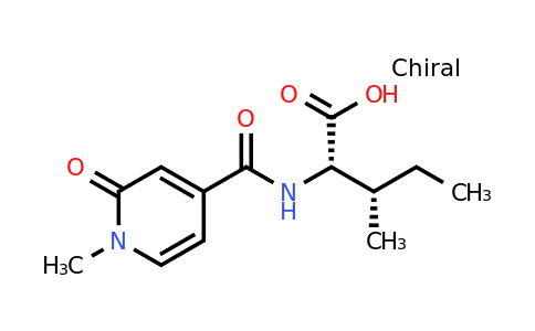 CAS 1807896-11-2 | (2S,3S)-3-methyl-2-[(1-methyl-2-oxo-1,2-dihydropyridin-4-yl)formamido]pentanoic acid