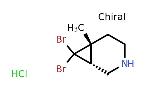 CAS 1807912-35-1 | (1R,6R)-7,7-dibromo-6-methyl-3-azabicyclo[4.1.0]heptane hydrochloride