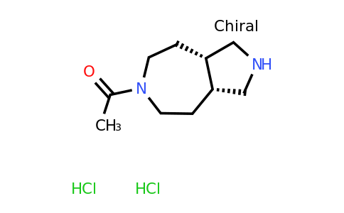 CAS 1807920-10-0 | 1-[cis-2,3,3a,4,5,7,8,8a-octahydro-1H-pyrrolo[3,4-d]azepin-6-yl]ethanone;dihydrochloride