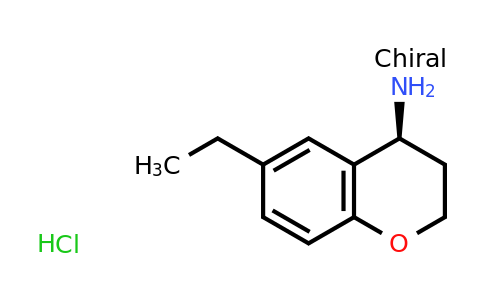 CAS 1807938-65-3 | (4S)-6-ethyl-3,4-dihydro-2H-1-benzopyran-4-amine hydrochloride