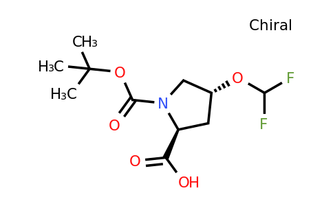 CAS 1807939-39-4 | (2S,4R)-1-[(tert-butoxy)carbonyl]-4-(difluoromethoxy)pyrrolidine-2-carboxylic acid