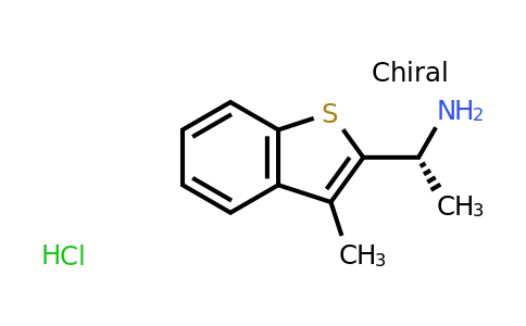CAS 1807940-09-5 | (1R)-1-(3-methyl-1-benzothiophen-2-yl)ethan-1-amine hydrochloride