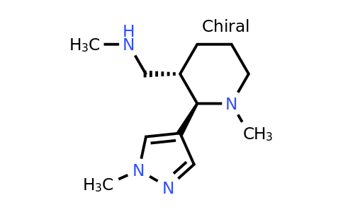 CAS 1807940-58-4 | rac-methyl({[(2R,3S)-1-methyl-2-(1-methyl-1H-pyrazol-4-yl)piperidin-3-yl]methyl})amine