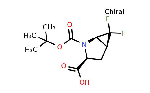 CAS 1807940-76-6 | (1R,3S,5S)-2-(tert-Butoxycarbonyl)-6,6-difluoro-2-azabicyclo[3.1.0]hexane-3-carboxylic acid
