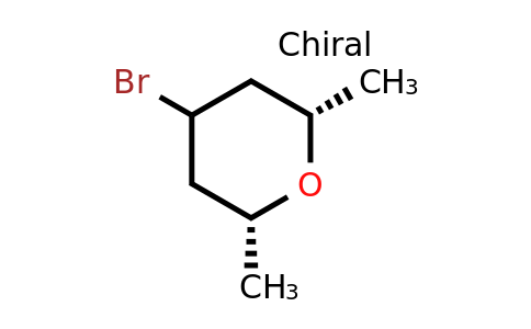 (2R,6S)-4-bromo-2,6-dimethyloxane