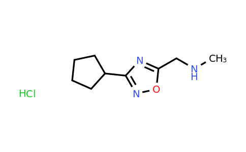 CAS 1807988-35-7 | 1-(3-cyclopentyl-1,2,4-oxadiazol-5-yl)-N-methylmethanamine hydrochloride