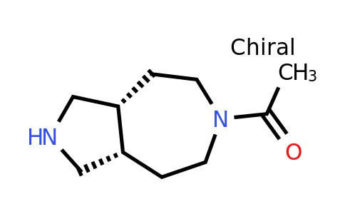 CAS 1808068-47-4 | 1-[cis-2,3,3a,4,5,7,8,8a-octahydro-1H-pyrrolo[3,4-d]azepin-6-yl]ethanone