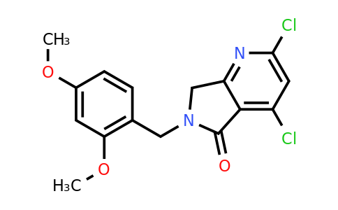 CAS 1808171-04-1 | 2,4-dichloro-6-[(2,4-dimethoxyphenyl)methyl]-5H,6H,7H-pyrrolo[3,4-b]pyridin-5-one