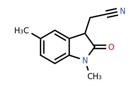 CAS 1808178-70-2 | 2-(1,5-Dimethyl-2-oxoindolin-3-yl)acetonitrile
