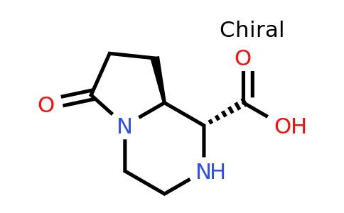 CAS 1808250-09-0 | rel-(1R,8aS)-6-oxo-2,3,4,7,8,8a-hexahydro-1H-pyrrolo[1,2-a]pyrazine-1-carboxylic acid