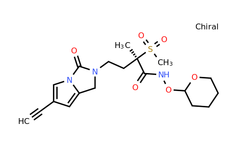 CAS 1808271-29-5 | (2R)-4-{6-ethynyl-3-oxo-1H,2H,3H-pyrrolo[1,2-c]imidazol-2-yl}-2-methanesulfonyl-2-methyl-N-(oxan-2-yloxy)butanamide