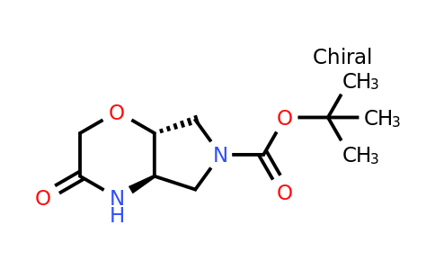 CAS 1808448-17-0 | tert-butyl (4aR,7aR)-3-oxo-4a,5,7,7a-tetrahydro-4H-pyrrolo[3,4-b][1,4]oxazine-6-carboxylate